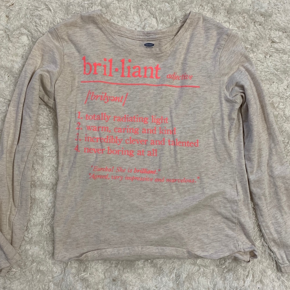 Old navy girls long sleeve